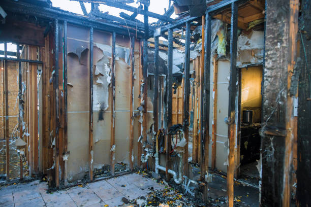 Professional Fire Damage Cleanup technician working in Dayton, KY